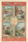 1902 Chemins de fer Français d'Orléans et du Midi. Touraine, Bretagne, Auvergne, Pyrenees