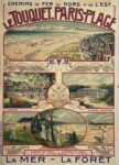 1910 Chemins de Fer du Nord et de l'Est. Le Touquet-Paris-Plage