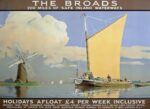 1924 The Broads. 200 Miles Of Safe Inland Waterways