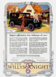 1926 Willys-Knight '70'. Super-efficiency that challenges all cars!