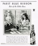 1933 Pabst Blue Ribbon. Best of the Better Beers