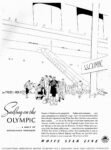 1933 Sailing on the Olympic ... A Habit Of Experienced Travelers. White Star Line