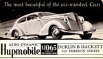1934 Hupmobile Aero-Dynamic Sedan. The most beautiful of the air-minded Cars