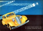 1935 Hupmobile Aero-Dynamic Series 518. The Lowest Priced Motor Car to offer Genuine Streamlined Beauty