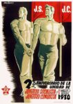 1938 2o Aniversario De La Unidad De Juventud Socialista y Juventud Comunista JSU