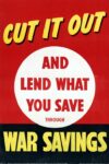 1939-45 Cut It Out And Lend What You Save Through War Savings