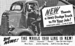 1940 Dodge C.O.E. Truck. Big News! The Whole 1940 Line Is new!