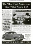 1940 Plymouth. The 'One-Two' Answer on How 'All 3' Stack Up!