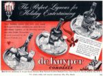 1944 The Perfect Liqueur for Holiday Entertaining. de Kuyper Cordials