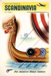 1946 Now Direct Service To Scandinavia by Clipper. Pan American World Airways