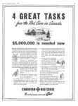 1947 4 Great Tasks face the Red Cross in Canada. $5,000,000 is needed now