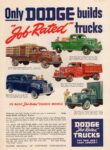 1947 Dodge 'Job-Rated' Trucks. 175 Basic 'Job-Rated' Chassis Models