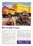 1947 Dodge Truck Tractor-Trailer. How to take it easy