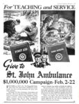 1947 For Teaching and Service. Give to St. John Ambulance