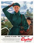1951 speaking of people 'On The Way Up'. Capital Airlines
