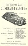 1952 Sunbeam Talbot 90 with powers of endurance proved by repeated international successes