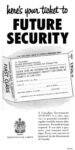 1953 here's your ticket to Future Security