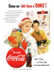 1954 Come on - let's have a 'Coke'! Drink Coca-Cola