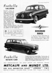 1956 Borgward Hansa Isabella Saloon & Estate Car