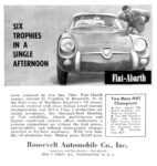 1959 Fiat-Abarth. Six Trophies In A Single Afternoon