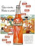 1959 Sip a smile... Relax a while! Orange Crush