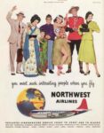 1959 you meet such interesting people when you fly Northwest Airlines