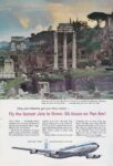 1960 Only your dreams get you there faster... Fly the fastest Jets to Rome - 9 1/2 hours on Pan Am!
