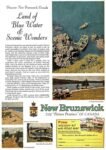 1961 Discover New Brunswick, Canada. Land of Blue Water & Scenic Wonders