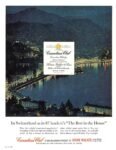 1961 In Switzerland as in 87 lands it's 'The Best in the House'. Canadian Club