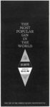 1961 The Most Popular Gin In The World. Gilbey's Gin