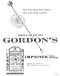 1962 For Perfect Dryness... For Perfect Taste. There's No Gin Like Gordon's
