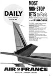 1962 Most Non-Stop Jets to Paris. Air France