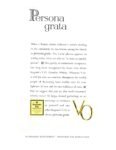1962 Persona grata. Seagram's VO