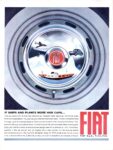 1963 Fiat. If Ships And Planes Wore Hub Caps...