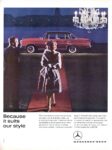 1963 Mercedes-Benz. Because it suits our style