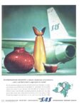 1963 Scandinavian Modern is David-Andersen enamelware ... and a perfectionist's approach for travel. SAS Scandinavian Airlines System