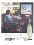 1963 Time of your life! Time for Martini on the rocks!