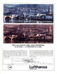 1964 Why you cannot really enjoy Heidelberg in an hour - or Germany in a day. Lufthansa