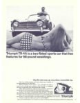 1965 Triumph TR-4A is a two-fisted sports car that has features for 98-pound weaklings