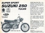 1966 Suzuki Super Sport 250 Tulee