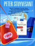 1967 Peter Stuyvesant. Take-off. Touchdown. Toronto. Rome
