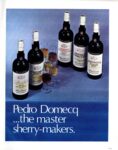 1969 Pedro Domecq ... the master sherry-makers