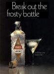 1970 Break out the frosty bottle. Gilbey's Gin