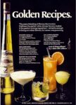 1970 Golden Recipes. Fond of things Italiano. Try a drink with Galliano