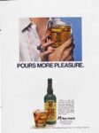 1970 Pours More Pleasure. J&B Rare Scotch