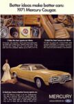 1971 Mercury Cougar. Better ideas make better cars