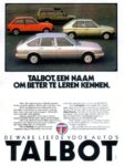 1980 Talbot Lineup. Een Naam Om Beter Te Leren Kennen