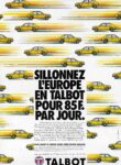 1980 Talbot Simca Horizon. Sillonnez L'Europe En Talbot Pour 85F. Par Jour
