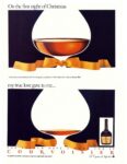 1987 On the first night of Christmas my true love game to me... Courvoisier