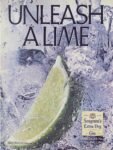 1987 Unleash A Lime. Seagram's Extra Dry Gin